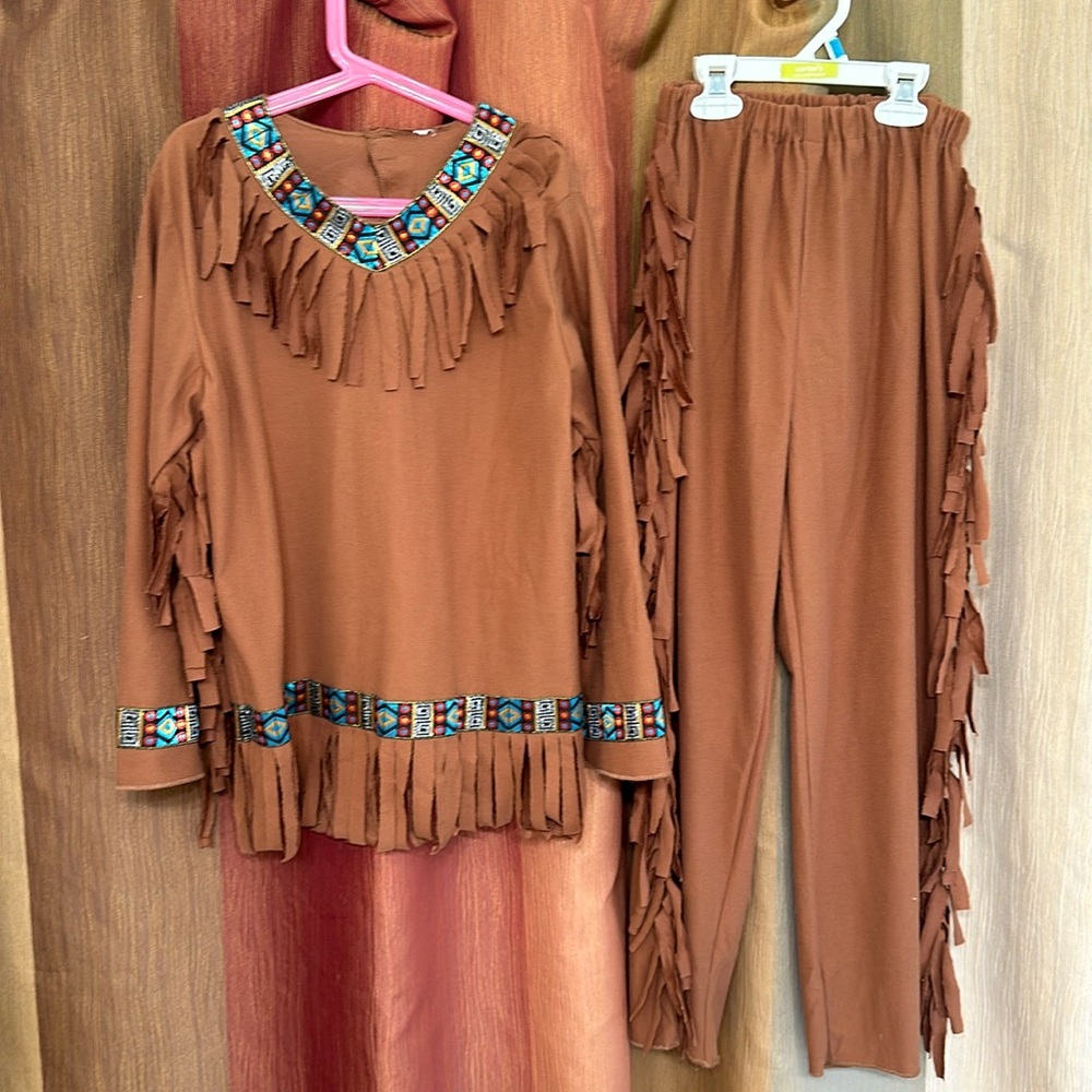 EUC - Native American Costume - Size 12-14 or L